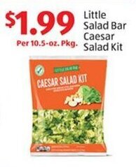 Aldi Little Salad Bar Caesar Salad Kit offer