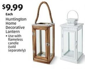 Aldi Huntington Home Decorative Lantern offer