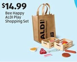 Aldi Bee Happy Aldi Play Shopping Set offer