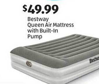Aldi Bestway queen air mattress with built-in pump offer