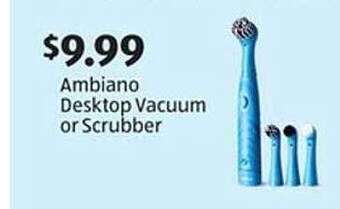 Aldi Ambiano desktop vacuum or scrubber offer