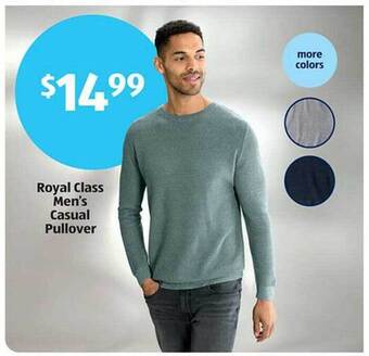 Aldi Royal class men's casual pullover offer