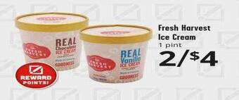 Fresh harvest ice cream 1 pint