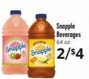 Brookshire Brothers Snapple beverages offer