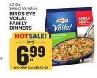 Food Lion Select varieties birds eye voila! family dinners offer