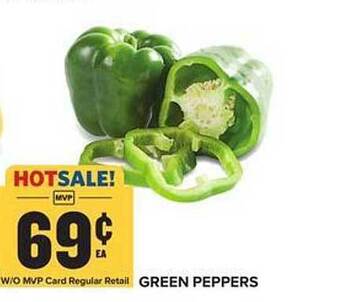 Food Lion Green peppers offer