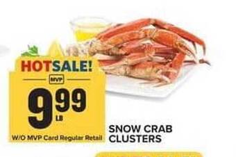 Food Lion Snow crab clusters offer