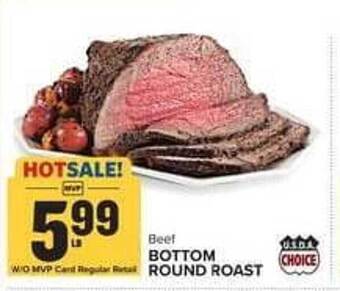 Food Lion Bottom round roast offer