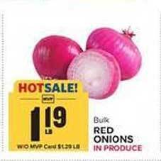Food Lion Bulk red onions offer