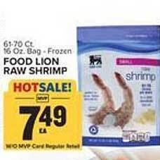 Food Lion Food lion raw shrimp offer