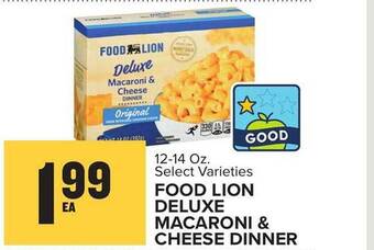 Food Lion Food lion deluxe macaroni & cheese dinner offer