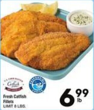 Albertsons Fresh Catfish Fillets offer