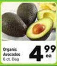 Albertsons Organic Avocados 6 ct bag offer