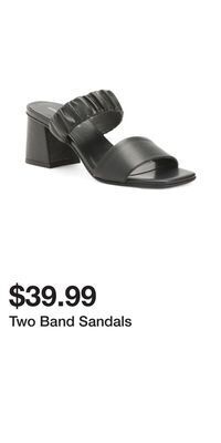TJ Maxx Two band sandals offer