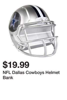 Kmart Nfl dallas cowboys helmet bank offer