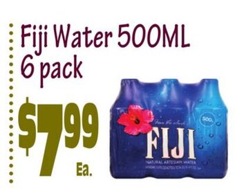 Wild By Nature Fiji water offer