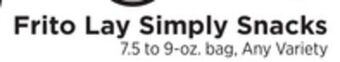 ShopRite Simply snacks offer