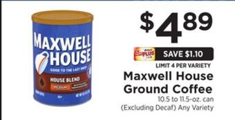ShopRite Ground coffee offer