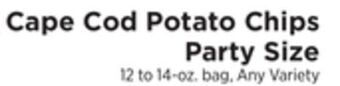 ShopRite Potato chips party size offer