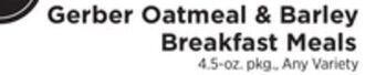 ShopRite Oatmeal & barley breakfast meals offer