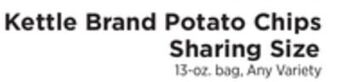 ShopRite Brand potato chips sharing size offer