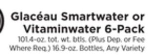 ShopRite Smartwater or vitaminwater 6-pack offer