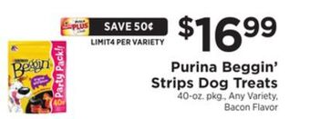 ShopRite Beggin' strips dog treats offer