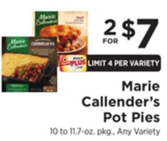 ShopRite Pot pies offer
