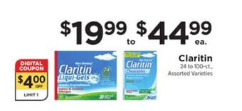 ShopRite Claritin offer