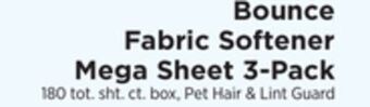 ShopRite Fabric softener mega sheet 3-pack offer