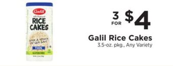 ShopRite Rice cakes offer