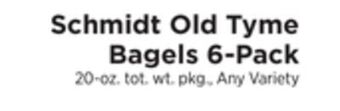 ShopRite Old tyme bagels 6-pack offer