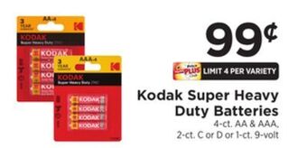 ShopRite Super heavy duty batteries offer