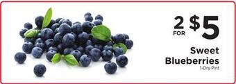 ShopRite Sweet blueberries offer