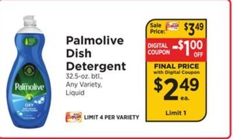 ShopRite Dish detergent offer