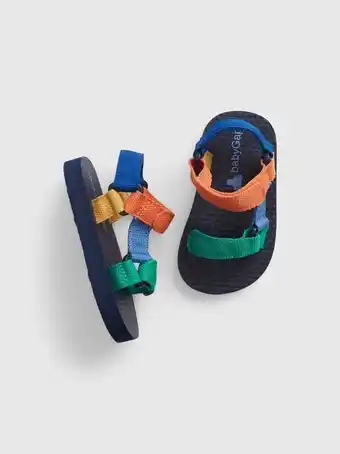 Baby canvas strap sandals