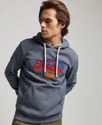 Superdry Vintage logo mountain hoodie offer