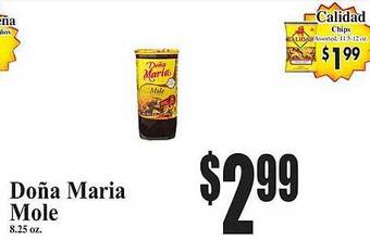 Baja Ranch Doña maria mole offer