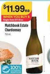 Matchbook estate chardonnay