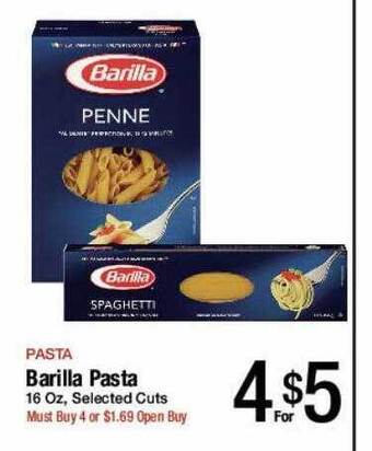 Jons International Barilla pasta offer