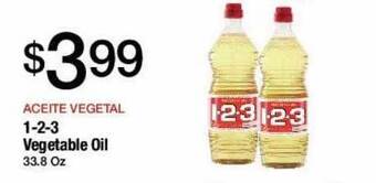 Jons International 1-2-3 vegetable oil offer