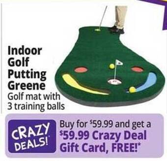 Ocean State Job Lot Indoor golf putting greene offer