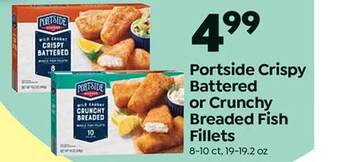 Save a Lot Portside crispy battered or crunchy breaded fish fillets offer