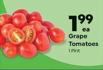 Save a Lot Grape tomatoes offer