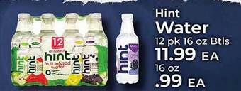 Sunset Foods Hint water offer