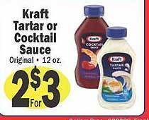 Sellers Bros Kraft tartar or cocktail sauce offer