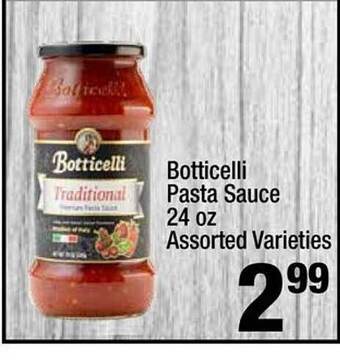 Super King Markets Botticelli pasta sauce offer