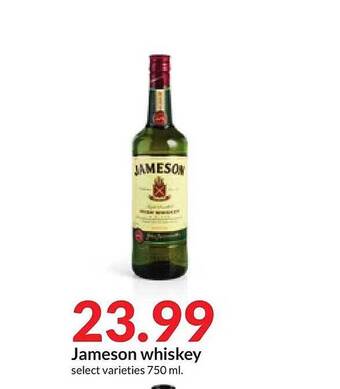 Hy-Vee Jameson whiskey offer