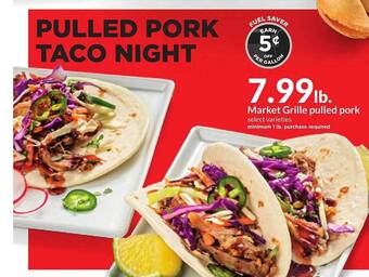 Hy-Vee Market grille pulled pork offer