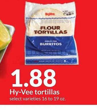 Hy-Vee Hy-vee tortillas offer